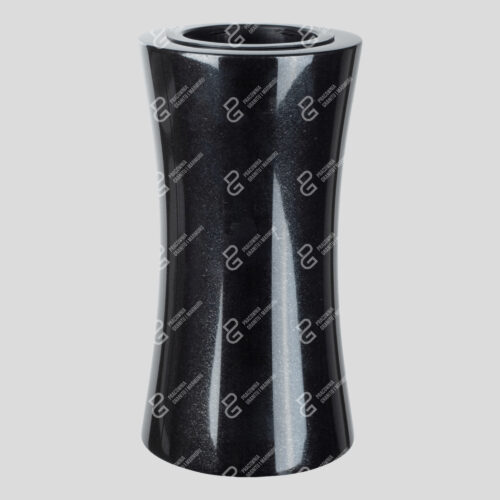 Grabvase aus Granit (gedrehte Vase W13 14.5x28)