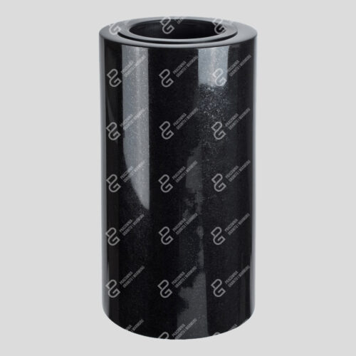Grabvase aus Granit (gedrehte Vase W14 14,5x28)