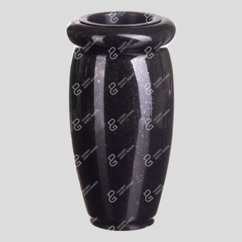 Granit-Grabvase (gedrehte Vase W15 14.5x28)