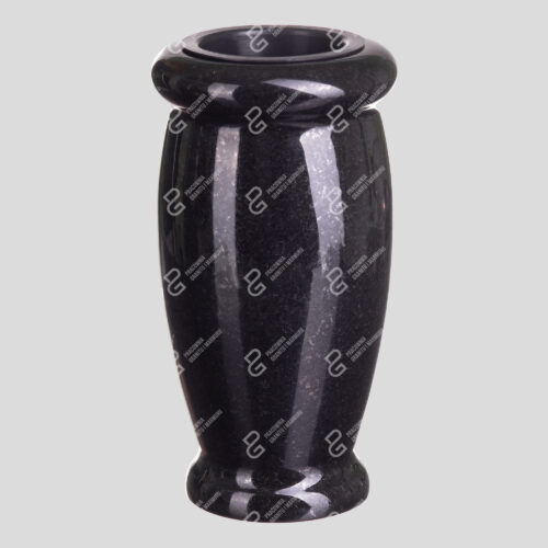 Granitvase für Grabstein (Vase gedreht W16 14.5x28)