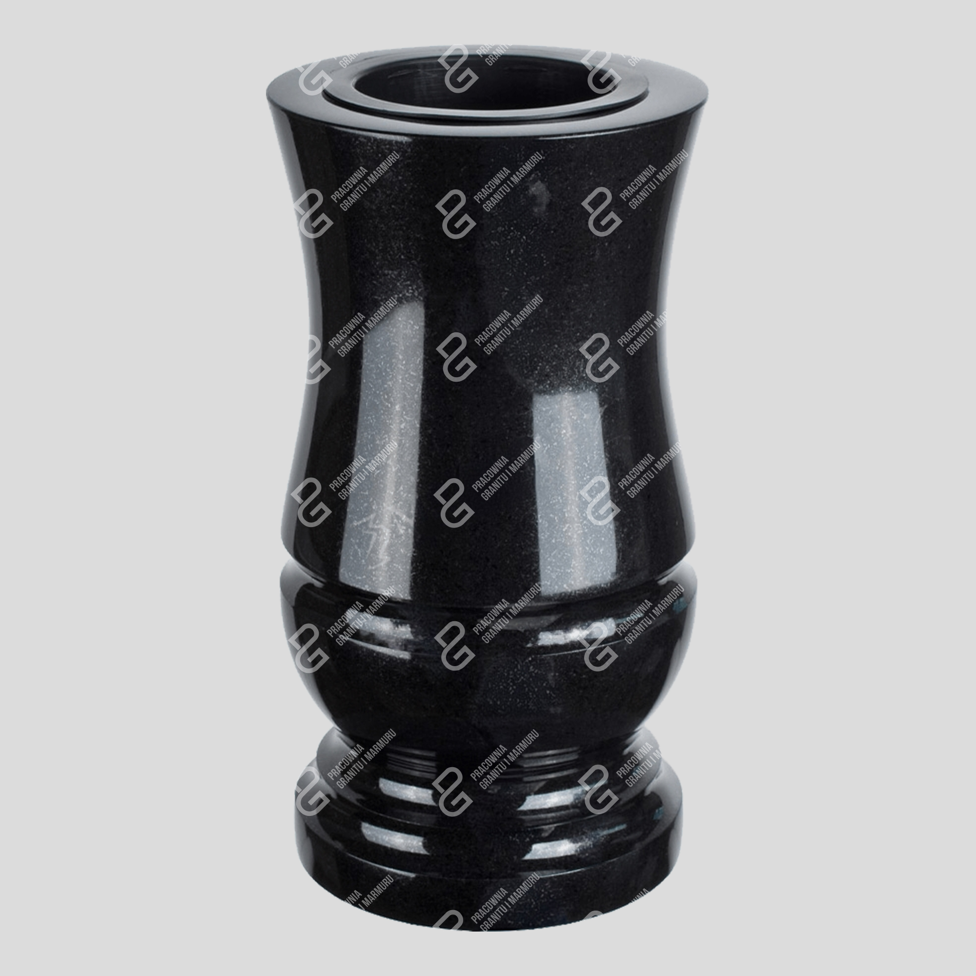 Granit-Grabvase (Gedrehte Vase W2 14.5×28) Foto 19