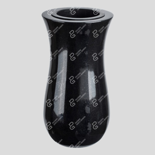 Grabvase aus Granit (Gedrehte Vase W6 14.5x28)