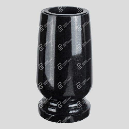 Grabvase aus Granit (Gedrehte Vase W8 14.5x28)