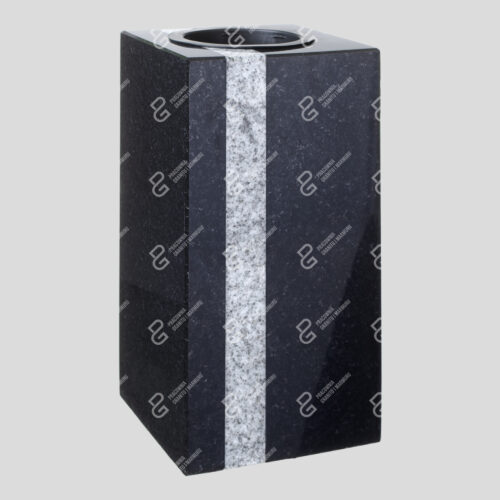 Grabvase aus Granit (Vase WK 10 15x15x29)