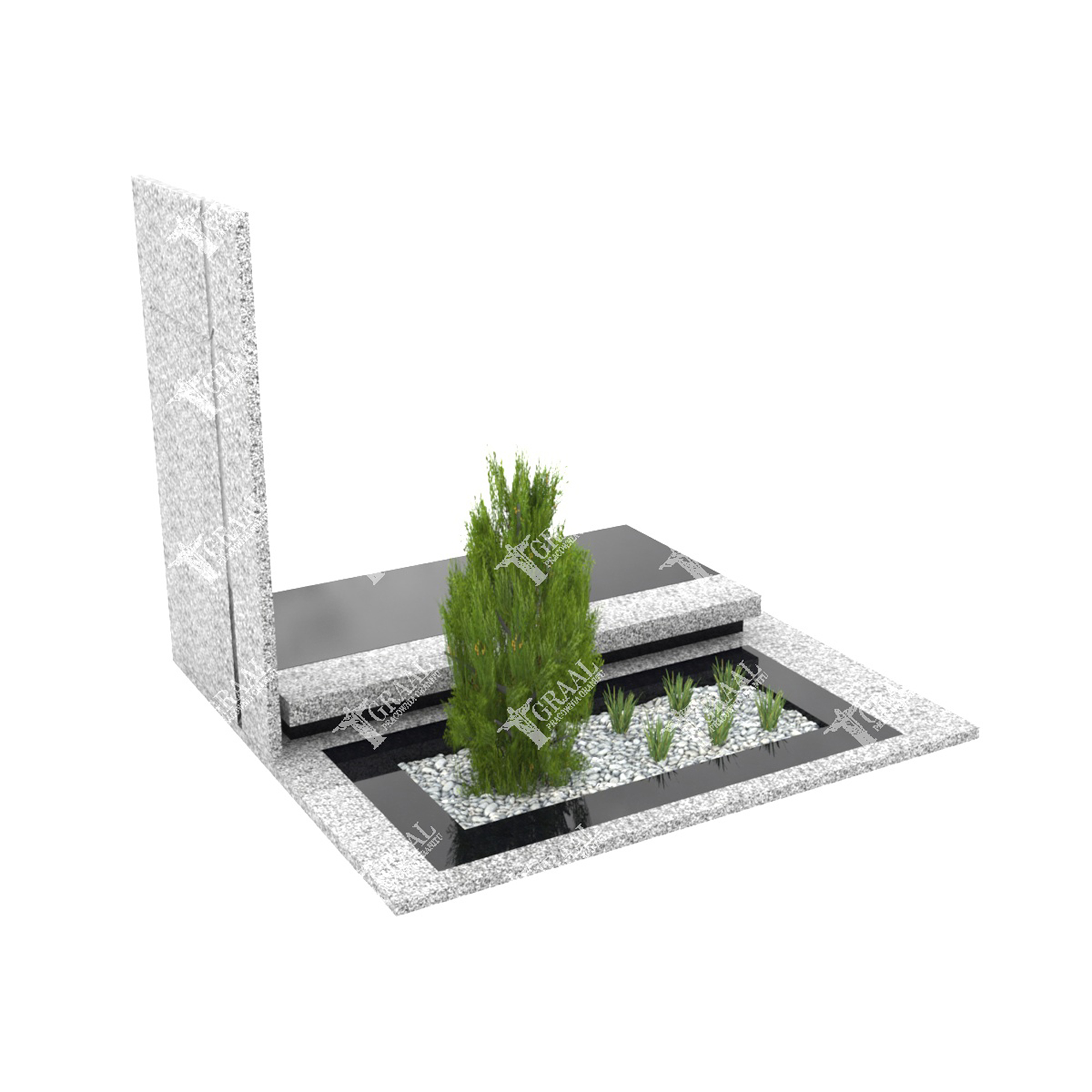 Modernes Einzelgrabmal N 3+360 – photo №12