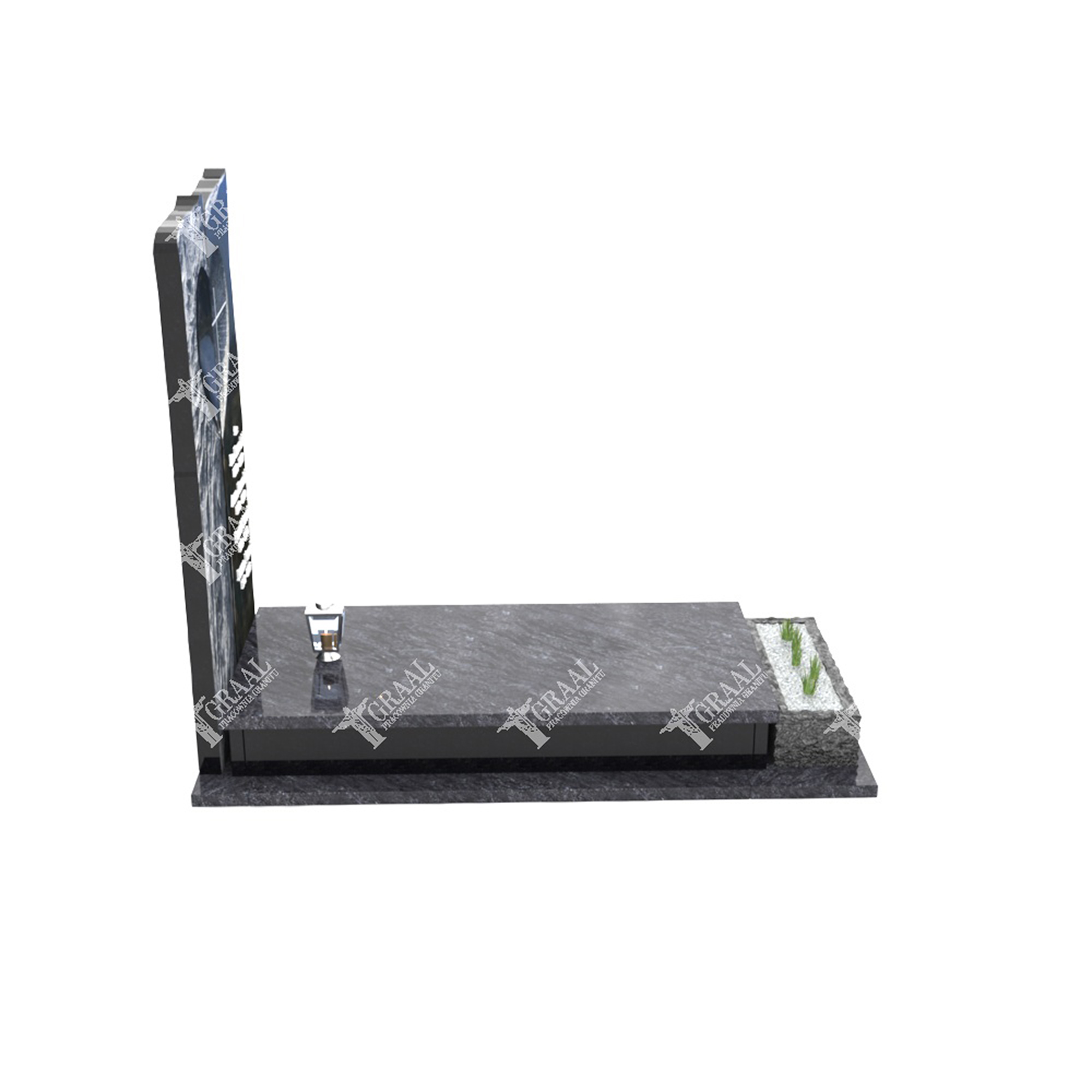 Einzelgrabmal mit Skulptur in Herzform CK 61+360 – photo №12