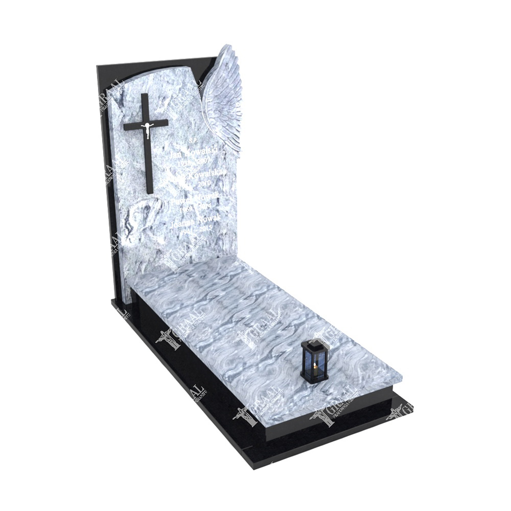 Einzelgrabstein mit Skulptur CK 64+360 – photo №10