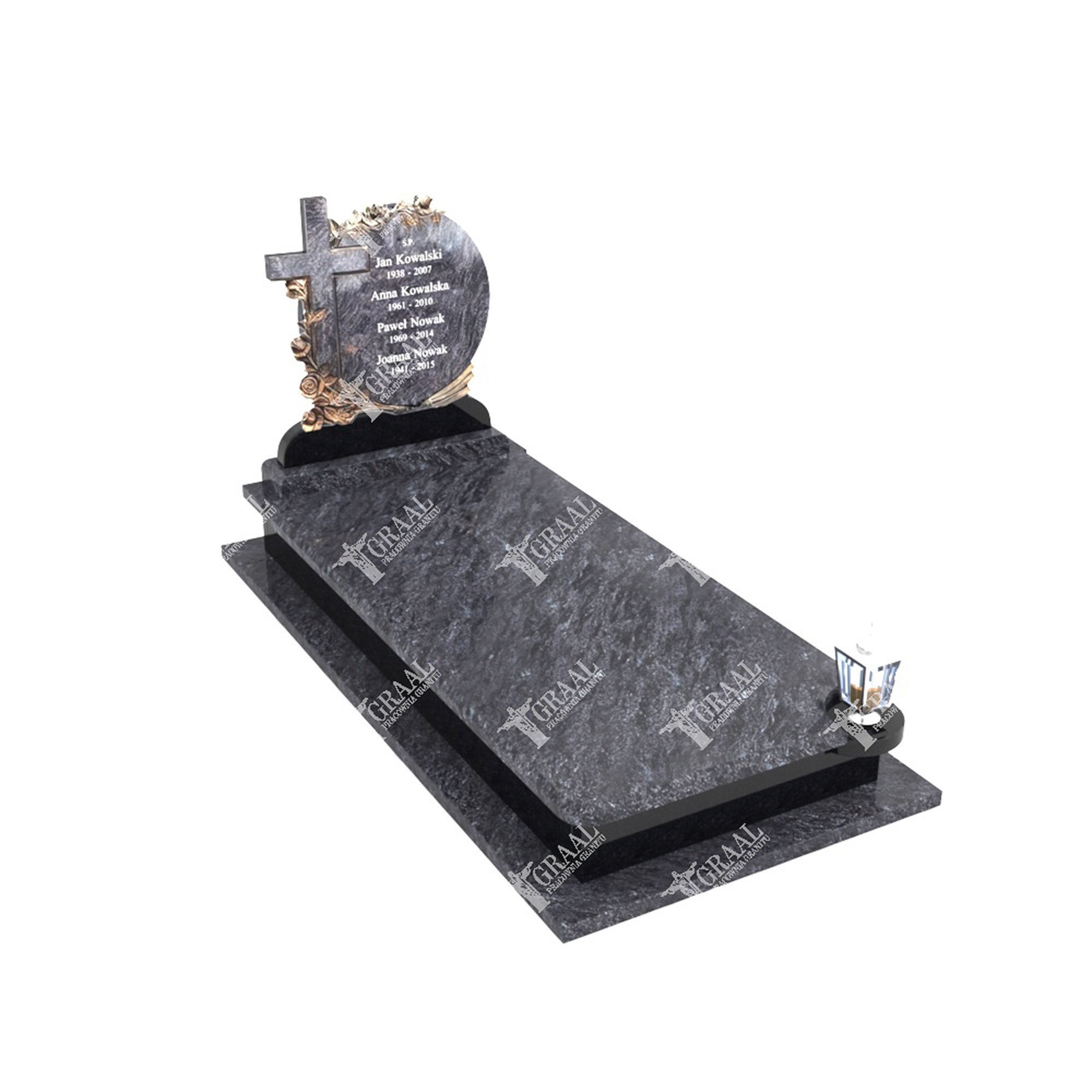 Einzelgrabstein mit Skulptur CK 66+360 – photo №10