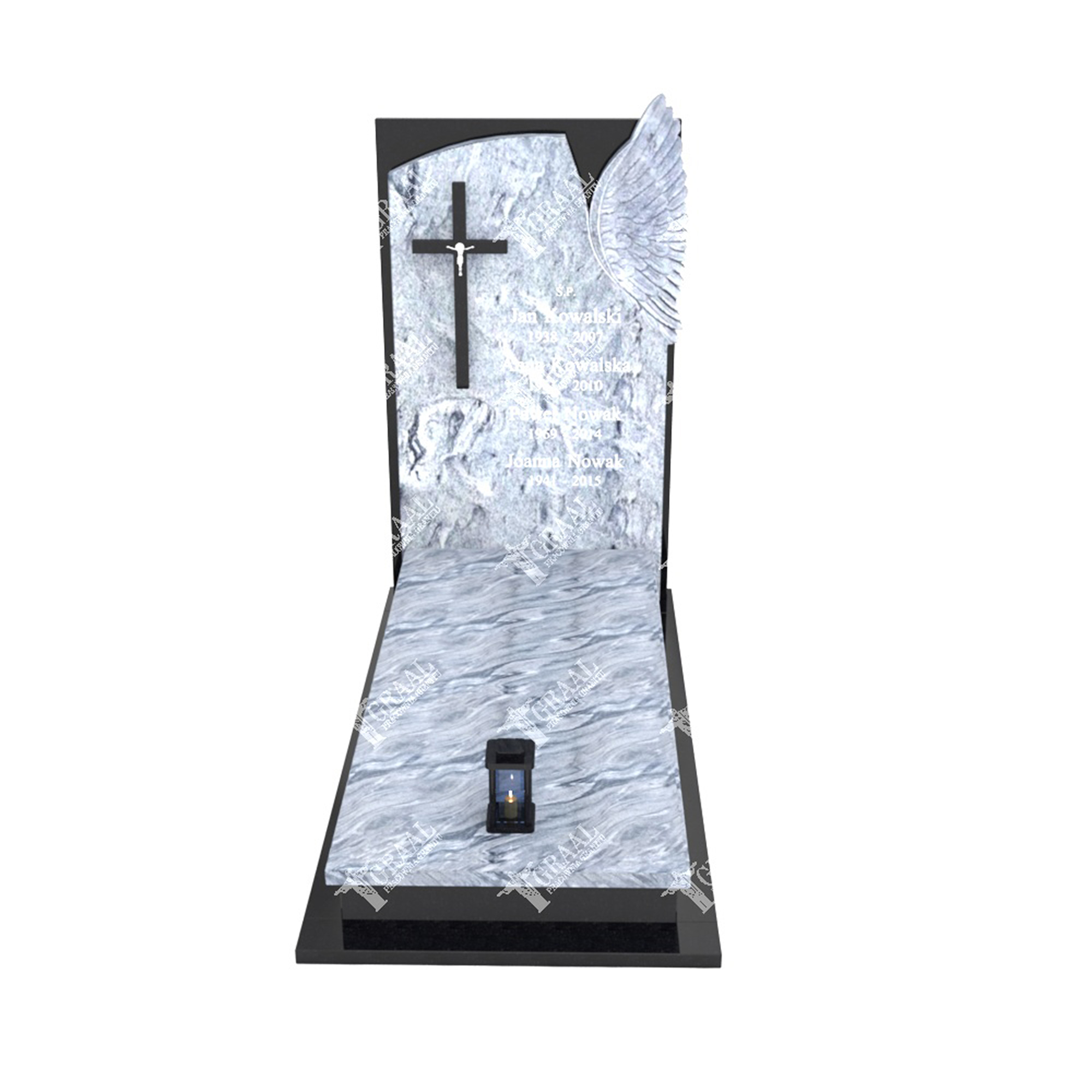 Einzelgrabstein mit Skulptur CK 64+360 – photo №9