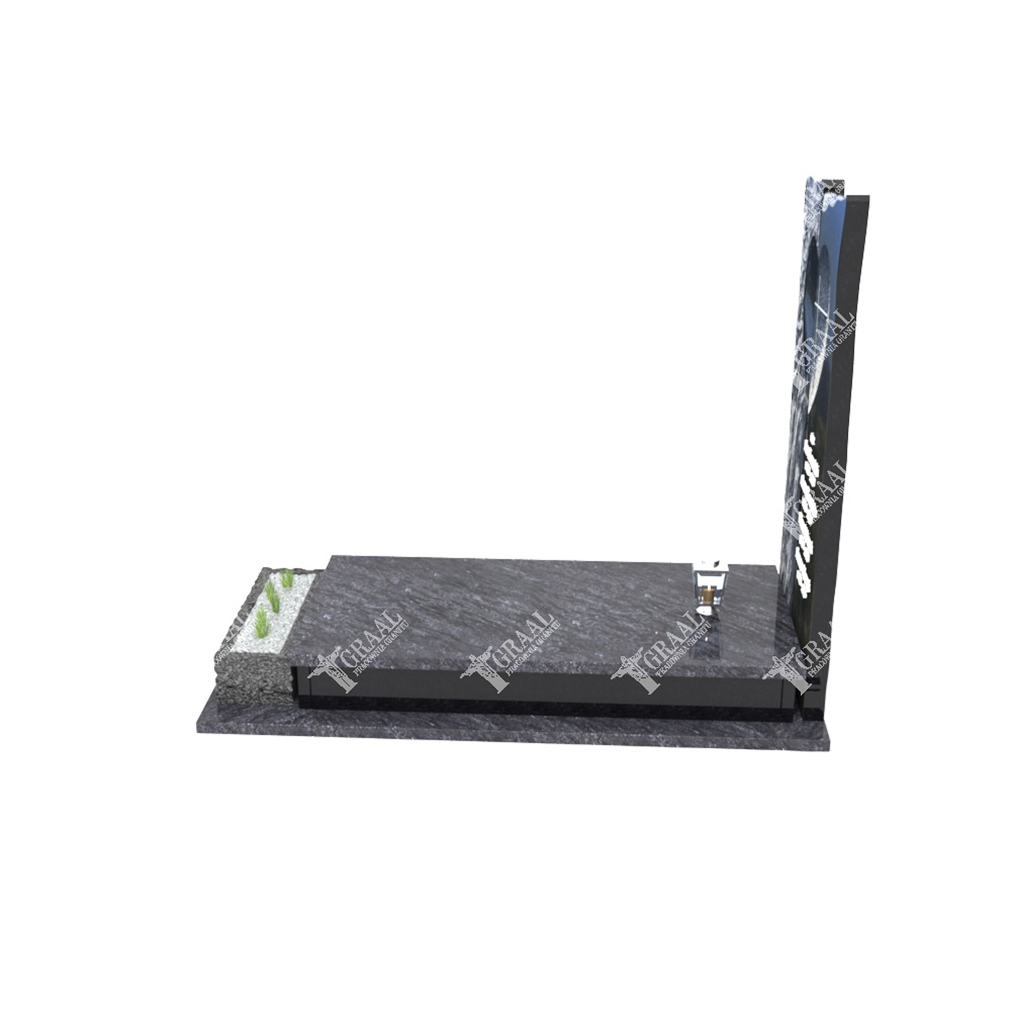 Einzelgrabmal mit Skulptur in Herzform CK 61+360 – photo №6