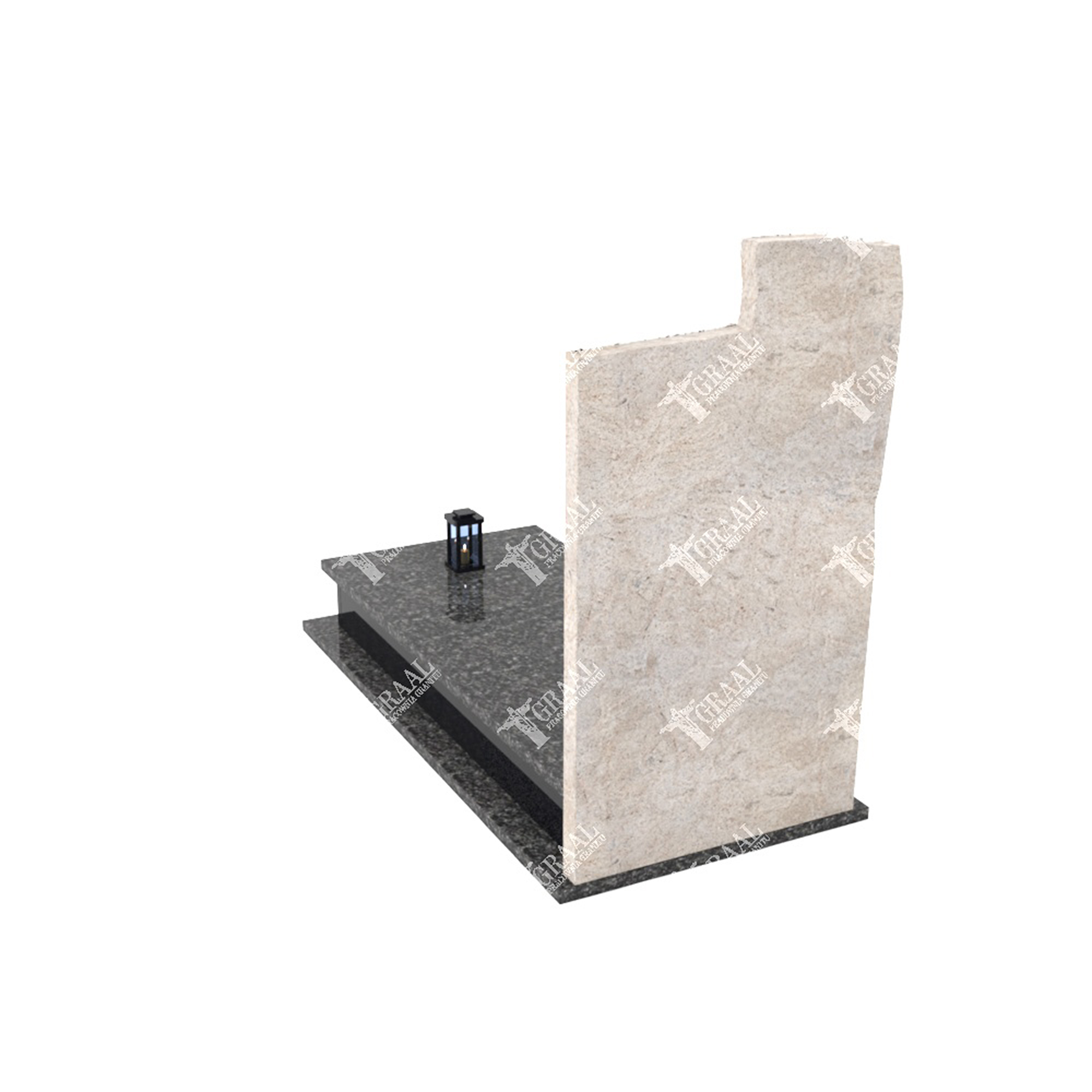 Einzelgrabstein mit Skulptur in Herzform CK 60+360 – photo №12