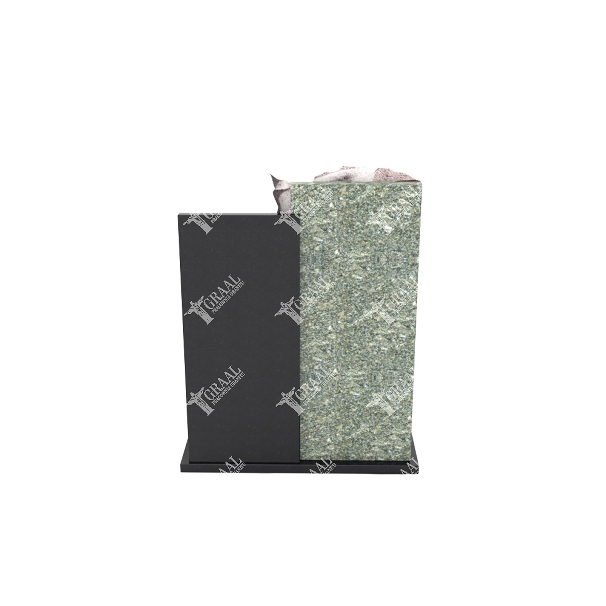 Einzelgrabmal mit Blumenskulptur CK 59+360 – photo №11