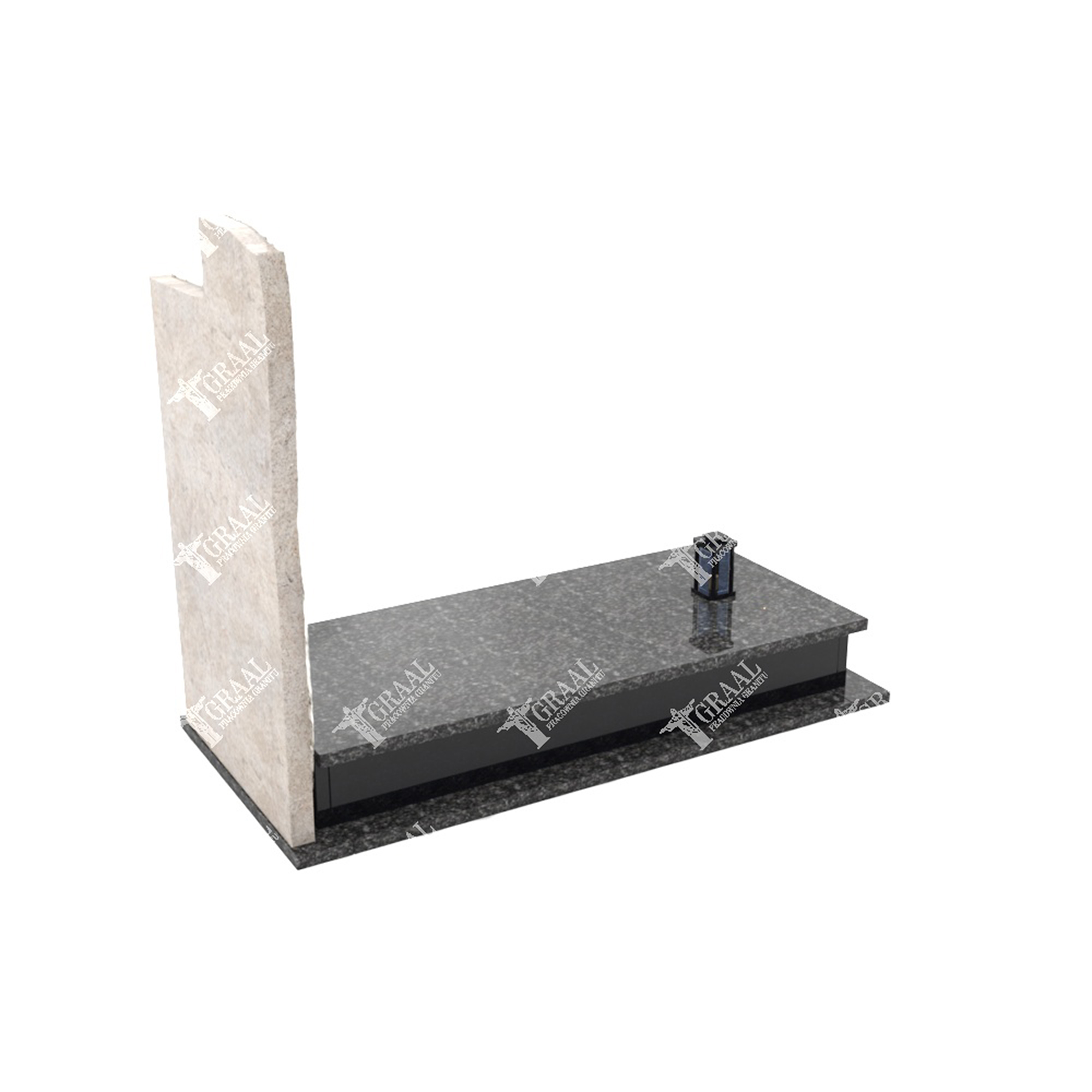 Einzelgrabstein mit Skulptur in Herzform CK 60+360 – photo №9