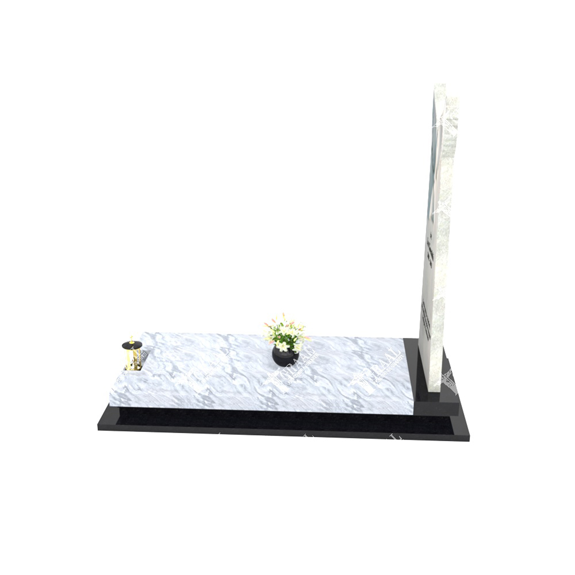 Kindergrabstein aus Marmor mit Taubenskulptur D 14+360 – photo №6