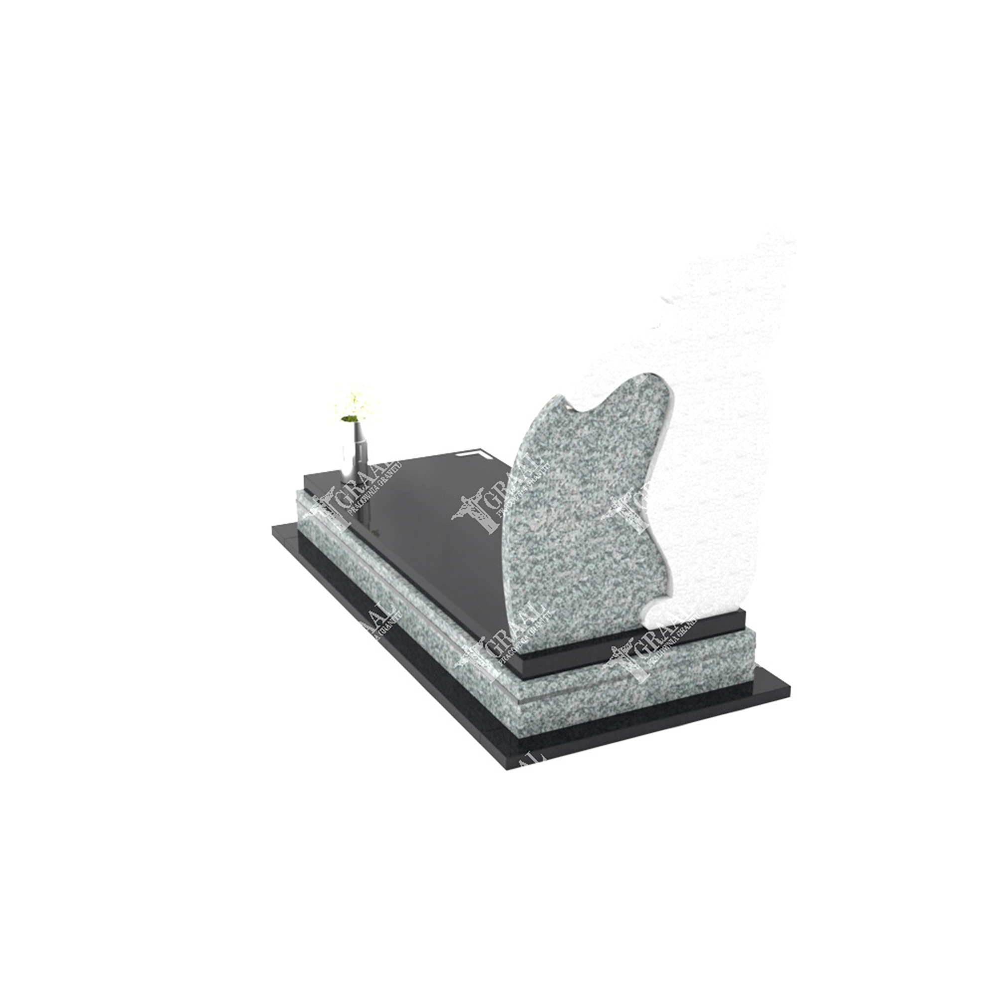 Kindergrabstein mit Bärenskulptur D 28+360 – photo №4