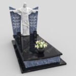 Einzelgrabstein mit Skulptur von Jesus Christus K 166 Foto 35