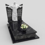 Einzelgrabstein mit Skulptur von Jesus Christus K 166 Foto 34