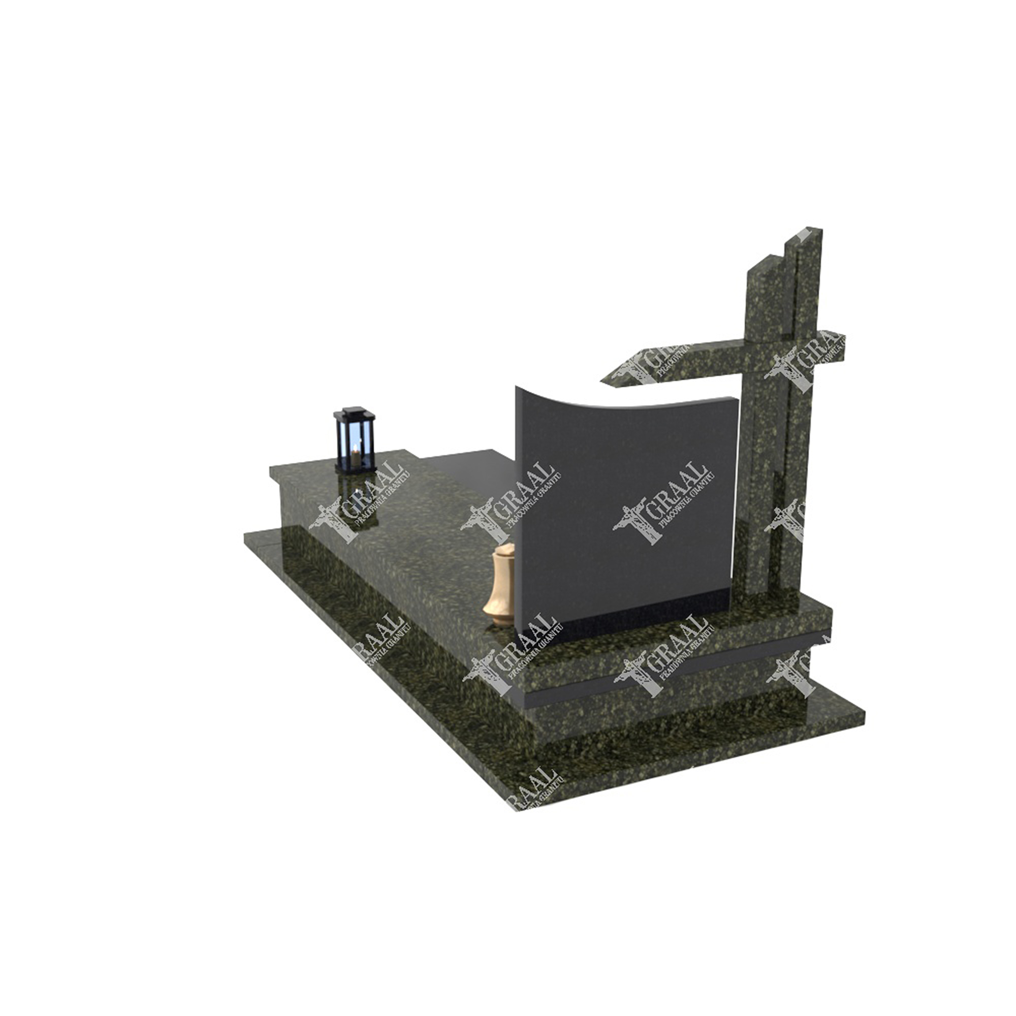 Moderner Einzelgrabstein K 156+360 – photo №4