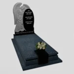 Einzelgrabstein mit Engelsfigur mit Flügeln CK 71 Foto 35