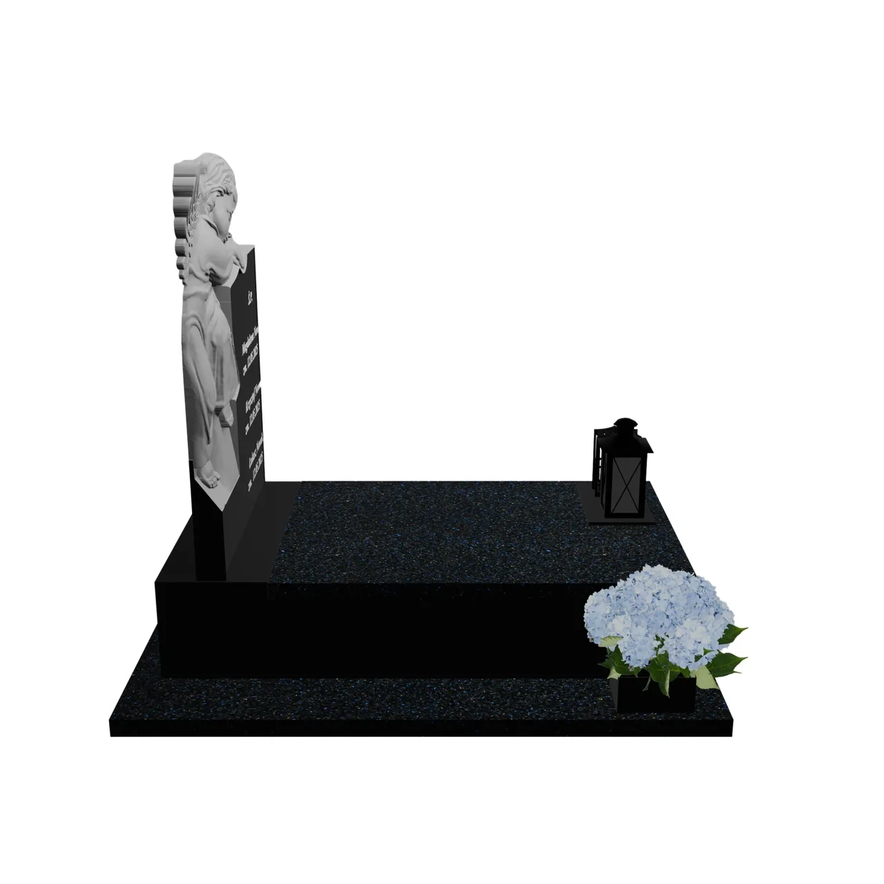 Kindergrabstein mit Engelskulptur D 35+360 – photo №9