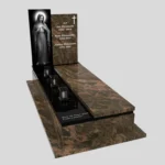 Einzelgrabstein mit Muttergottes-Gravur CK 84 Foto 34
