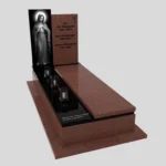 Einzelgrabstein mit Muttergottes-Gravur CK 84 Foto 39