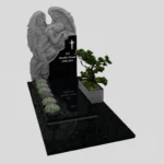 Einzelgrabstein mit Engelsfigur CK 76 Foto 35