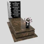 Einzelgrabstein mit Blumenskulptur CK 92 Foto 34