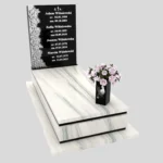 Einzelgrabstein mit Blumenskulptur CK 92 Foto 35