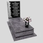Einzelgrabstein mit Blumenskulptur CK 92 Foto 37