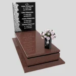 Einzelgrabstein mit Blumenskulptur CK 92 Foto 38