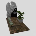 Einzelgrabstein mit Engelsfigur CK 76 Foto 34