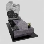 Einzelgrabstein mit Engelsfigur CK 89 aus Granit Foto 39