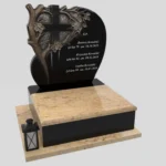 Urnengrabstein mit Baumskulptur und Kreuz U 85 Foto 39