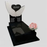 Einzelgrabstein mit Engelsflügel-Skulptur CK 93 Foto 37