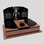Doppelgrabstein mit Gravur der Mutter Gottes CK 88 Foto 35