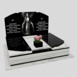 Doppelgrabstein mit Gravur der Mutter Gottes CK 88 Foto 37