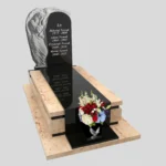 Einzelgrabstein mit Engelsfigur CK 95 Foto 38