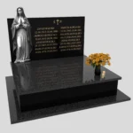 Doppelgrabstein mit Muttergottes-Gravur CK 90 Foto 34
