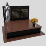 Doppelgrabstein mit Muttergottes-Gravur CK 90 Foto 37