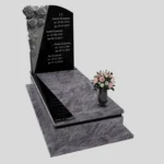 Einzelgrabstein mit Rosenskulptur CK 104 Foto 35