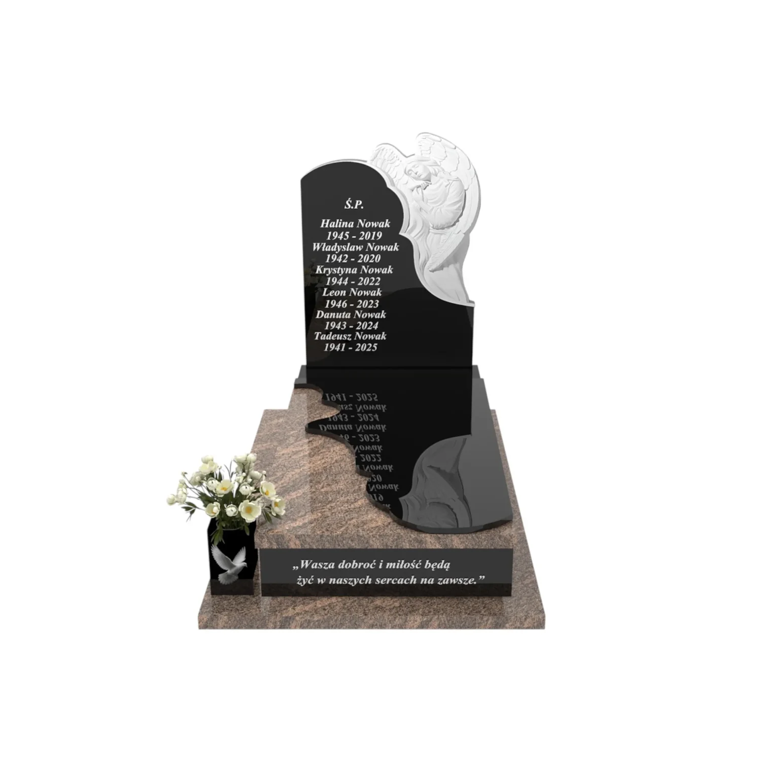 Einzelgrabstein mit Engelsfigur CK 101+360 – photo №12