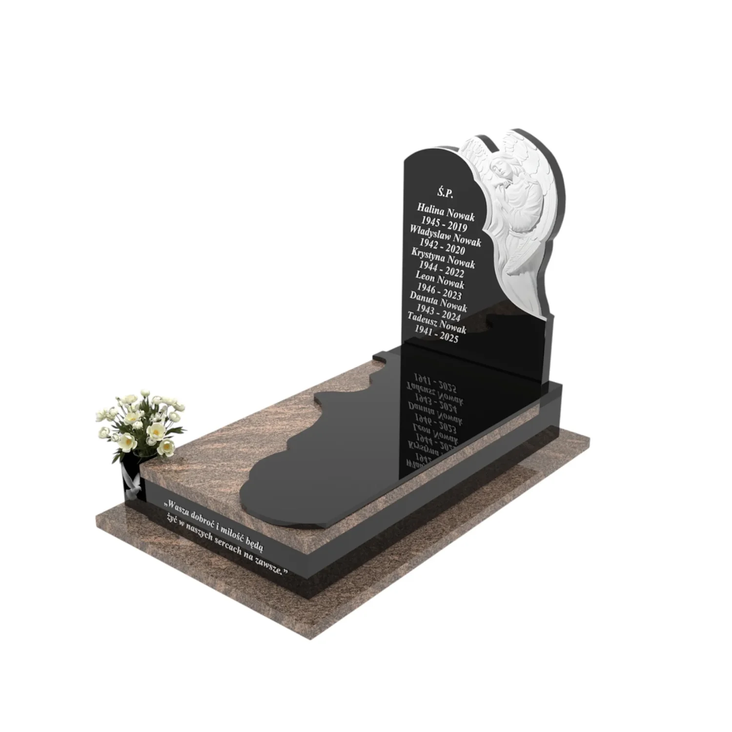 Einzelgrabstein mit Engelsfigur CK 101+360 – photo №1