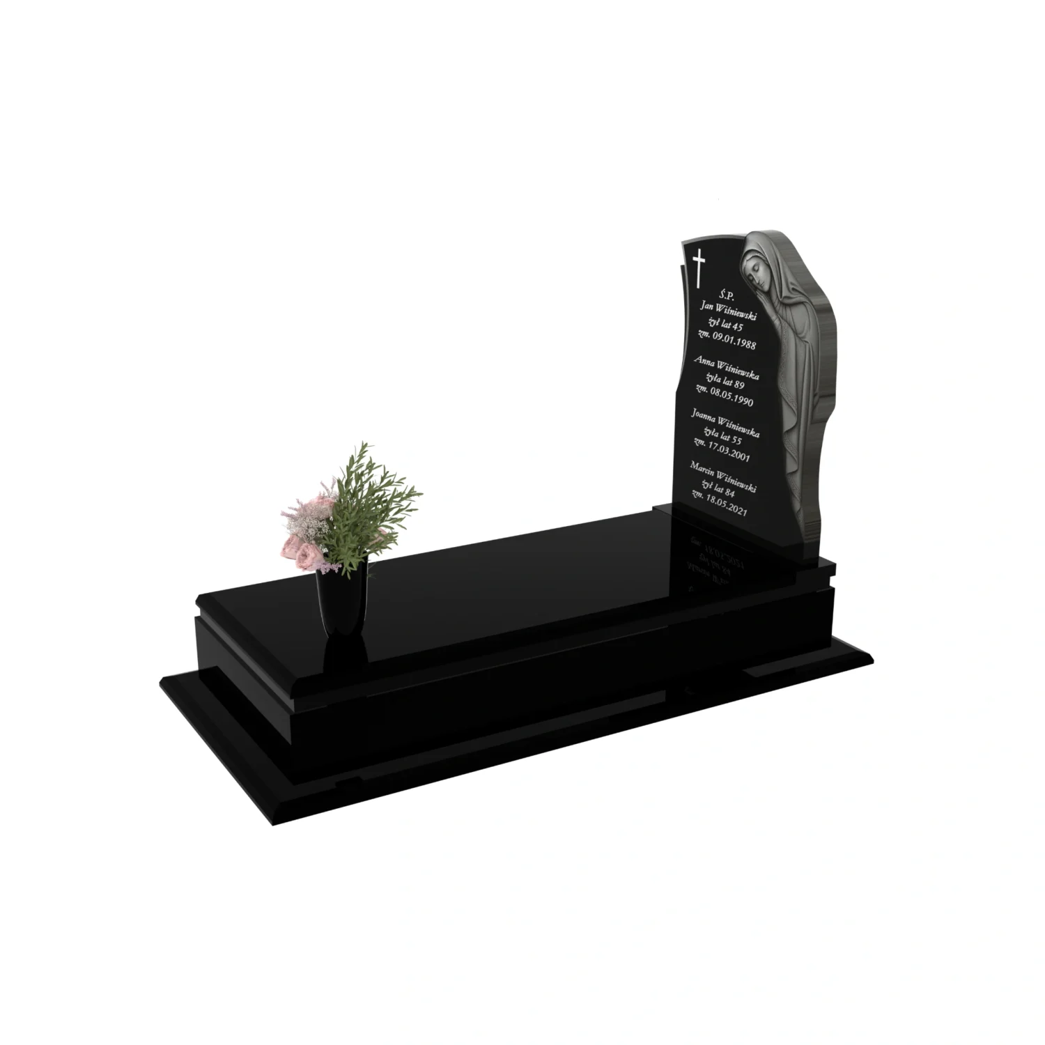 Einzelgrabstein mit Skulptur CK 118+360 – photo №2