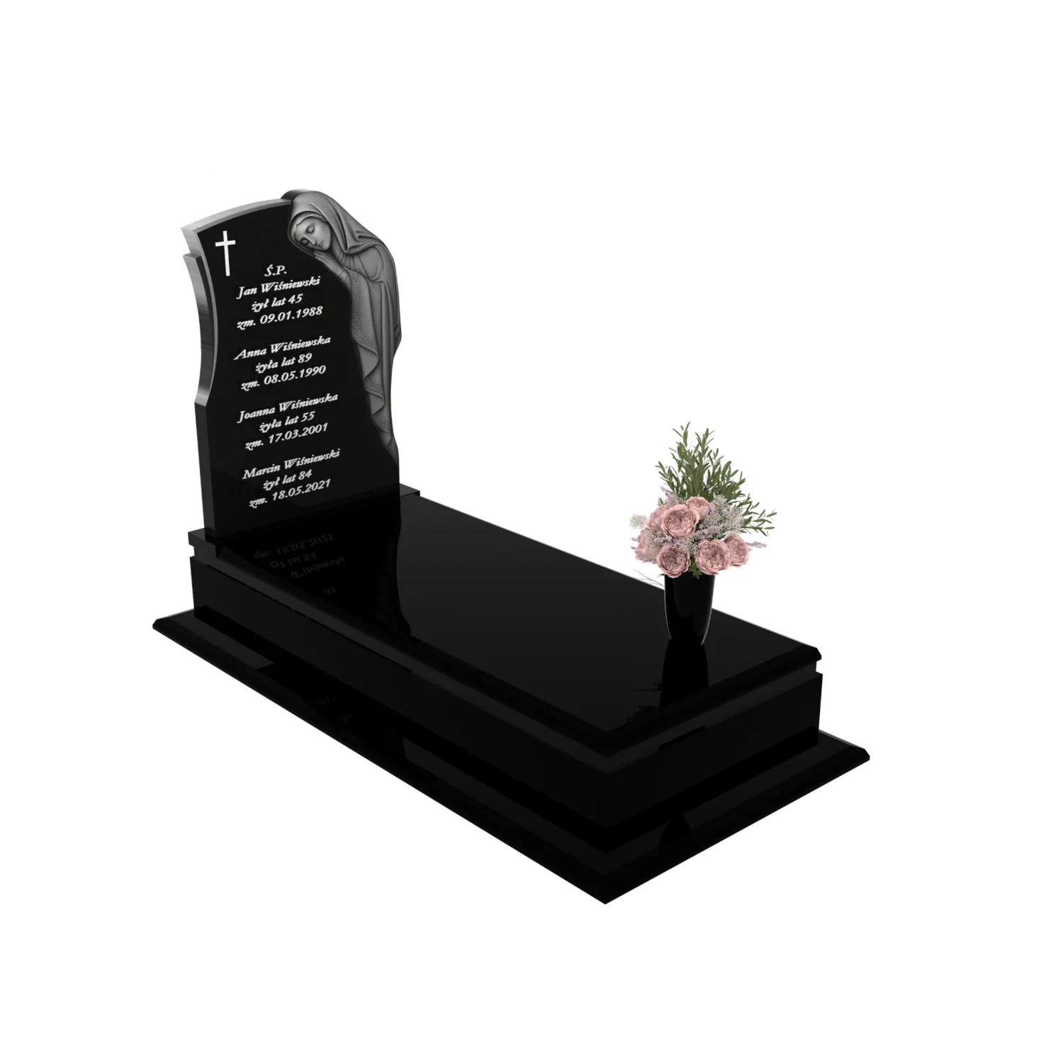Einzelgrabstein mit Skulptur CK 118+360 – photo №11