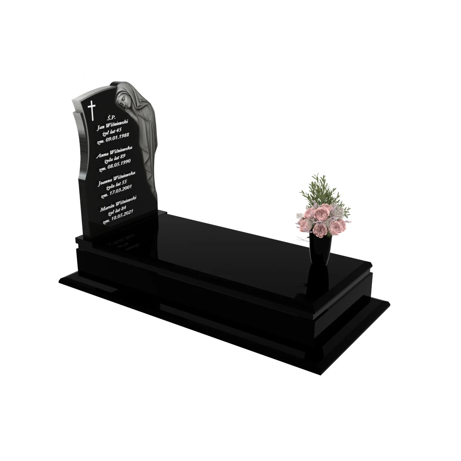 Einzelgrabstein mit Skulptur CK 118+360 – photo №10