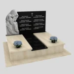 Doppelgrabstein mit Skulptur der Muttergottes CK 97 Foto 34