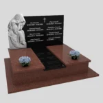 Doppelgrabstein mit Skulptur der Muttergottes CK 97 Foto 39