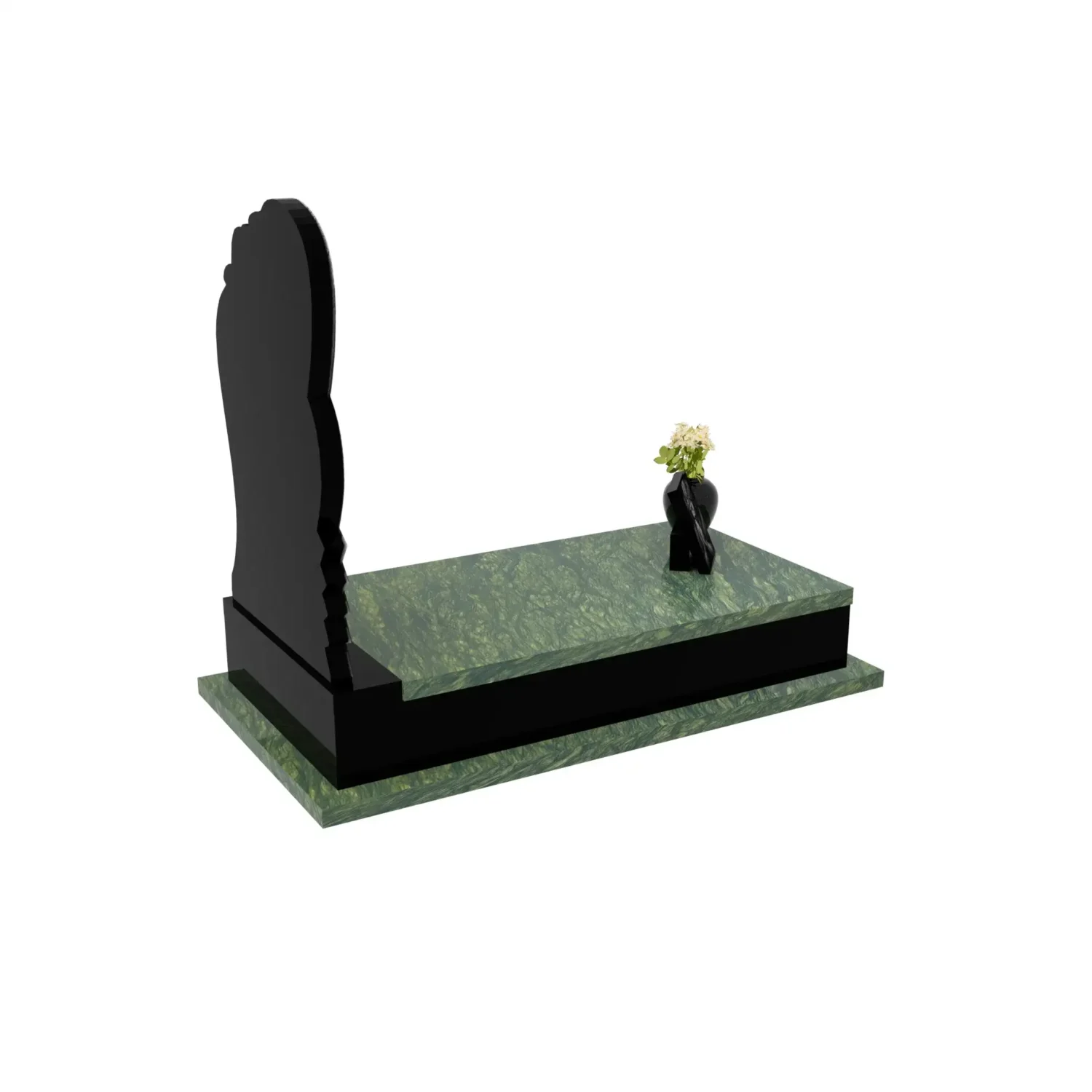 Einzelgrabstein mit Engelskulptur CK 125+360 – photo №8