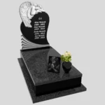 Einzelgrabstein mit Engelskulptur CK 125 Foto 36